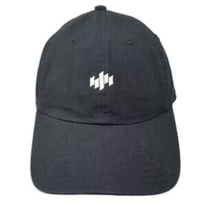 Known Supply Praxis Baseball Cap Hat Black White Organic Cotton OS Slideback